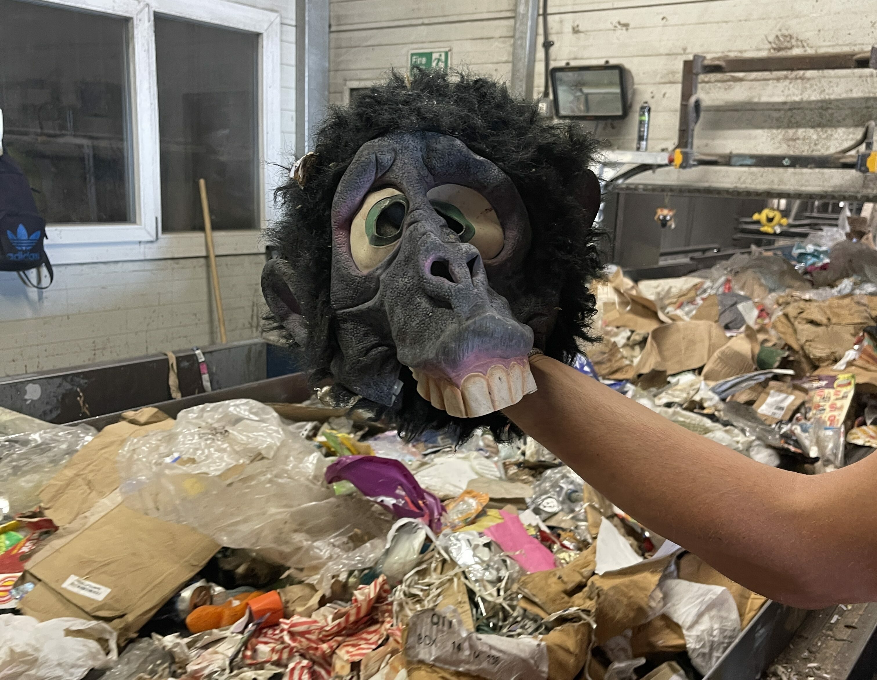 Fancy dress mask - recycling