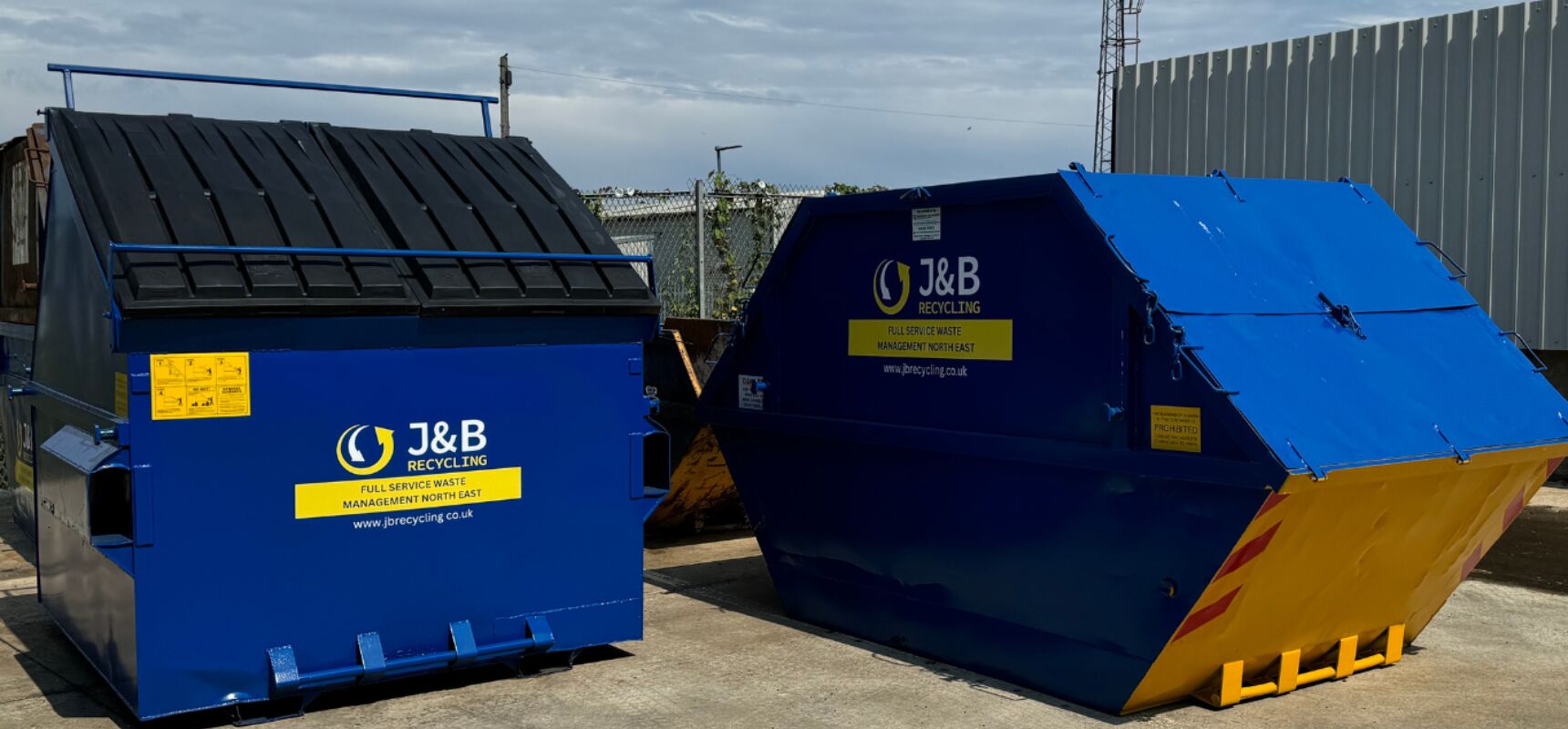 J&B Recycling, commercial skip hire in the North East