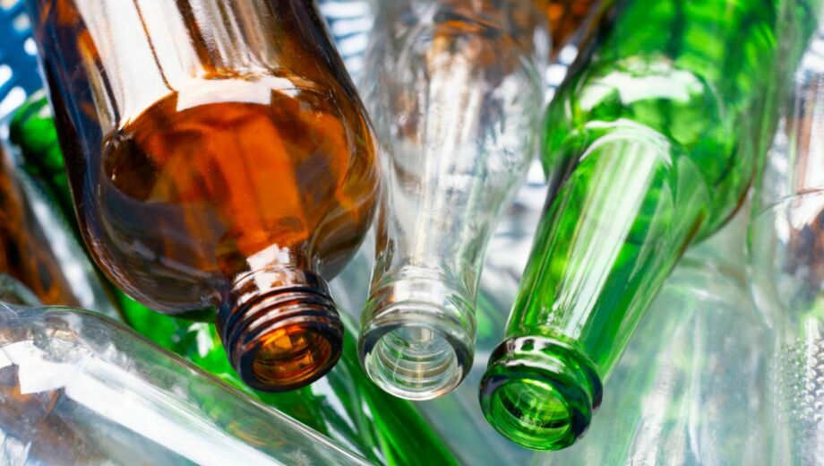 Glass bottle recycling