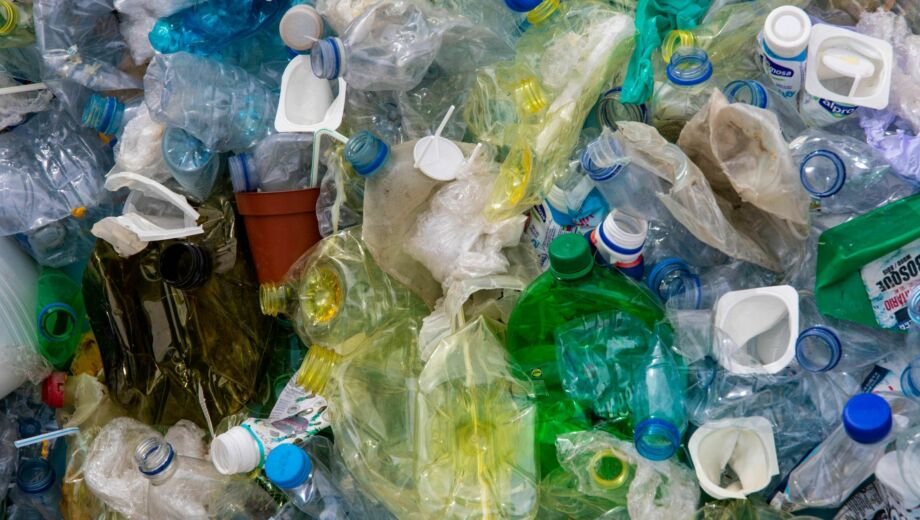 Plastic bottles to be recycled